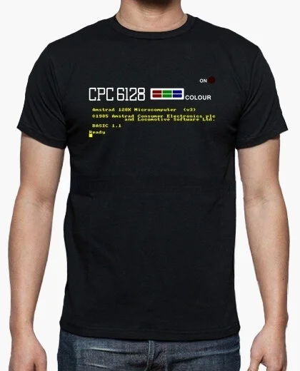 T-Shirt Amstrad Cpc 6128 - Prompt