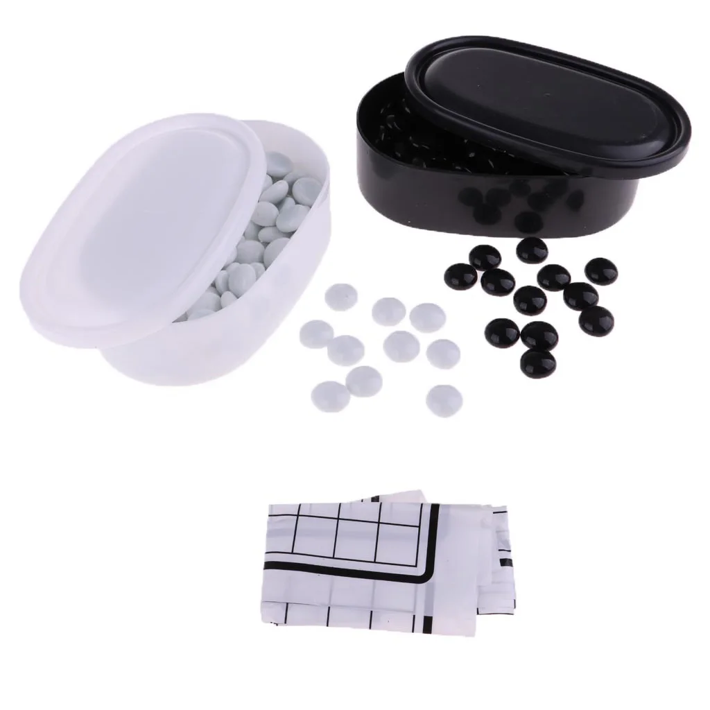 Portable Chess Board Game Party Games Chinese Weiqi Go Game Play Fun for Adults Kids Entertainment