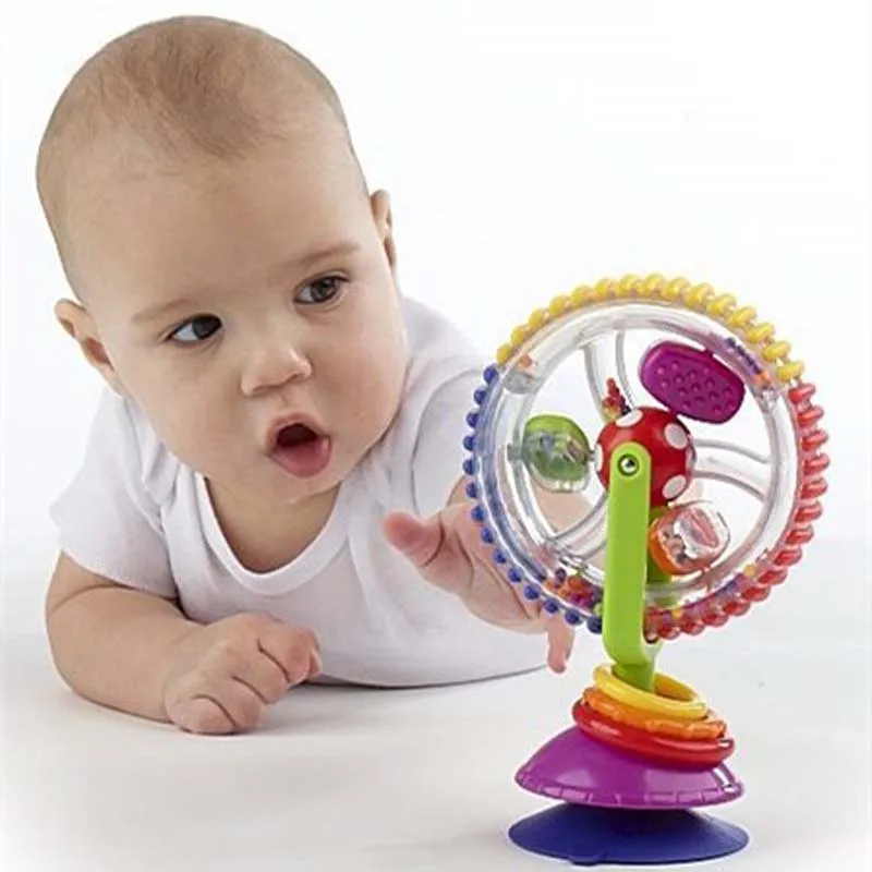 

Baby Toy Three-Color Rotating Ferris Wheel Model Toy Baby Stroller Early Education Toy Stroller Dining Chair Toy For Children