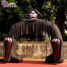 Хорошая ручная работа надувная голова призрака/Hollowen 5mh grim reaper arch/ужасная форма головы призрака конструированная hollowen вход игрушки