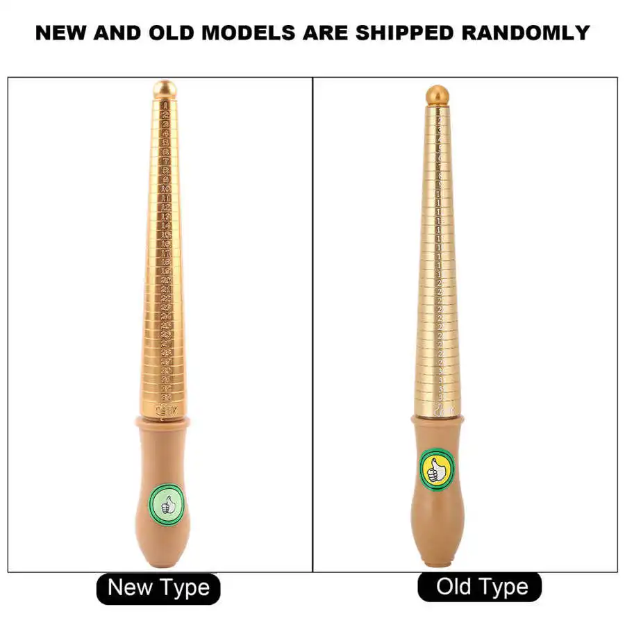 Ring Size Mandrel Stick Finger Gauge Ring Sizer Ring Size Measuring Stick Copper HK Size Ring Jewelry Making Tool for Jeweler - Image 6
