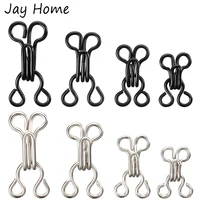100 Set Invisible Sewing Hook and Eye Closure for Clothing Bra Jacket Hooks Replacement Sewing Craft Buckle Garment Accessories 1