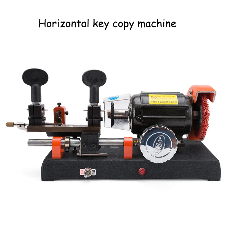 Horizontal Key Copy Machine 110V/220V Manual Knife Key Cutting Machine Key Duplicate Machine