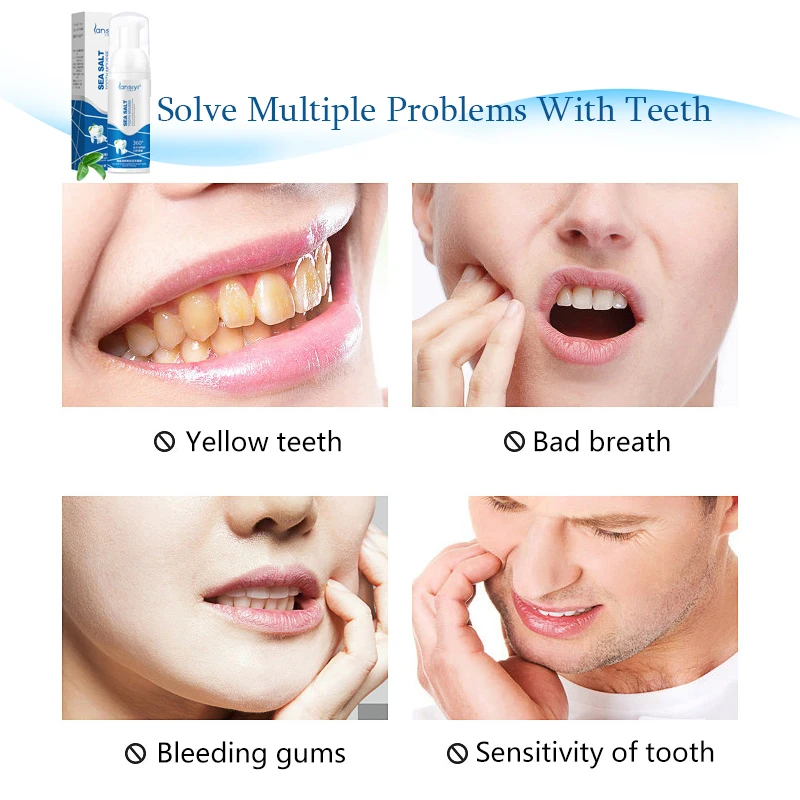 Teeth Whitening Shining Tooth Cleaning Mousse Toothpaste Oral Hygiene Removes Plaque Stains Bad Breath New Version 3