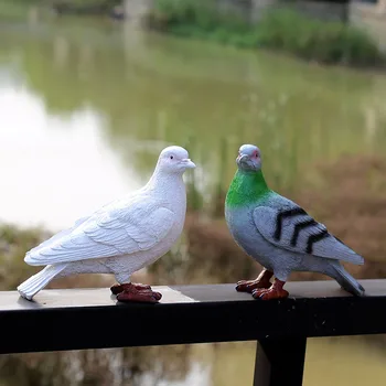 

Garden Decorate Simulation Pigeon Statue Resin Crafts Animal Bird Arts Sculpture Outdoor Garden Courtyard Decoration R2980