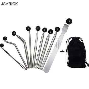 

9Pcs Paracord Lacing Stitching Weaving Needle Umbrella Rope Bracelet Knit Tools