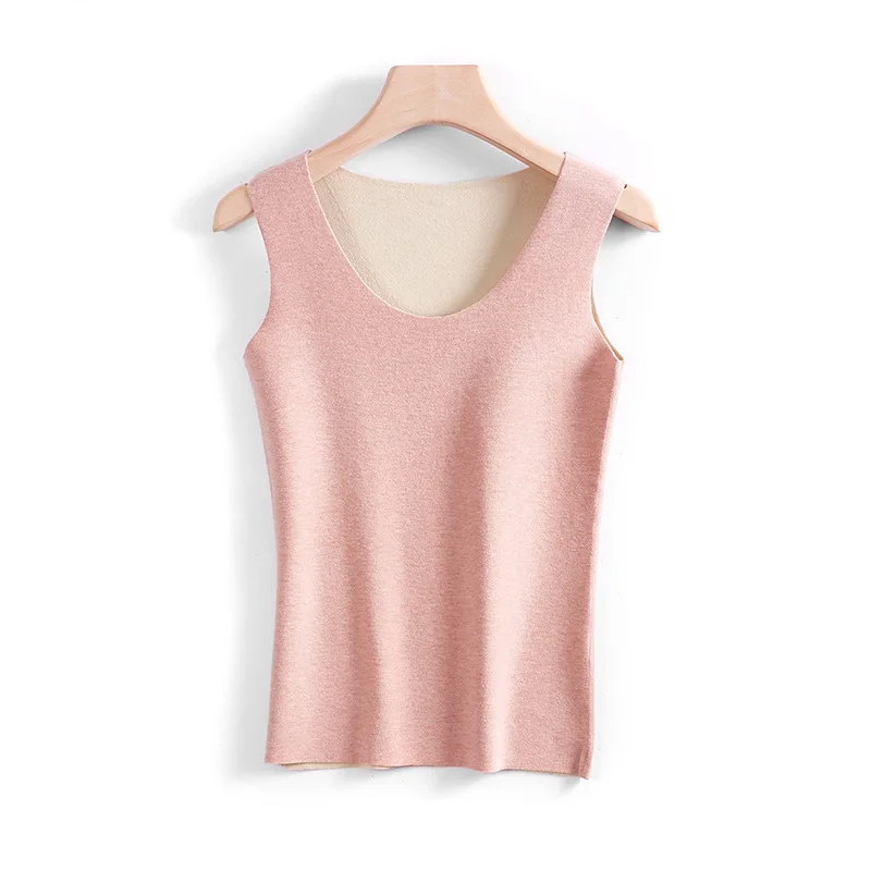 Термобелье женский топ 2020 новый осенне зимний Спагетти ремень Топ хлопок шелк