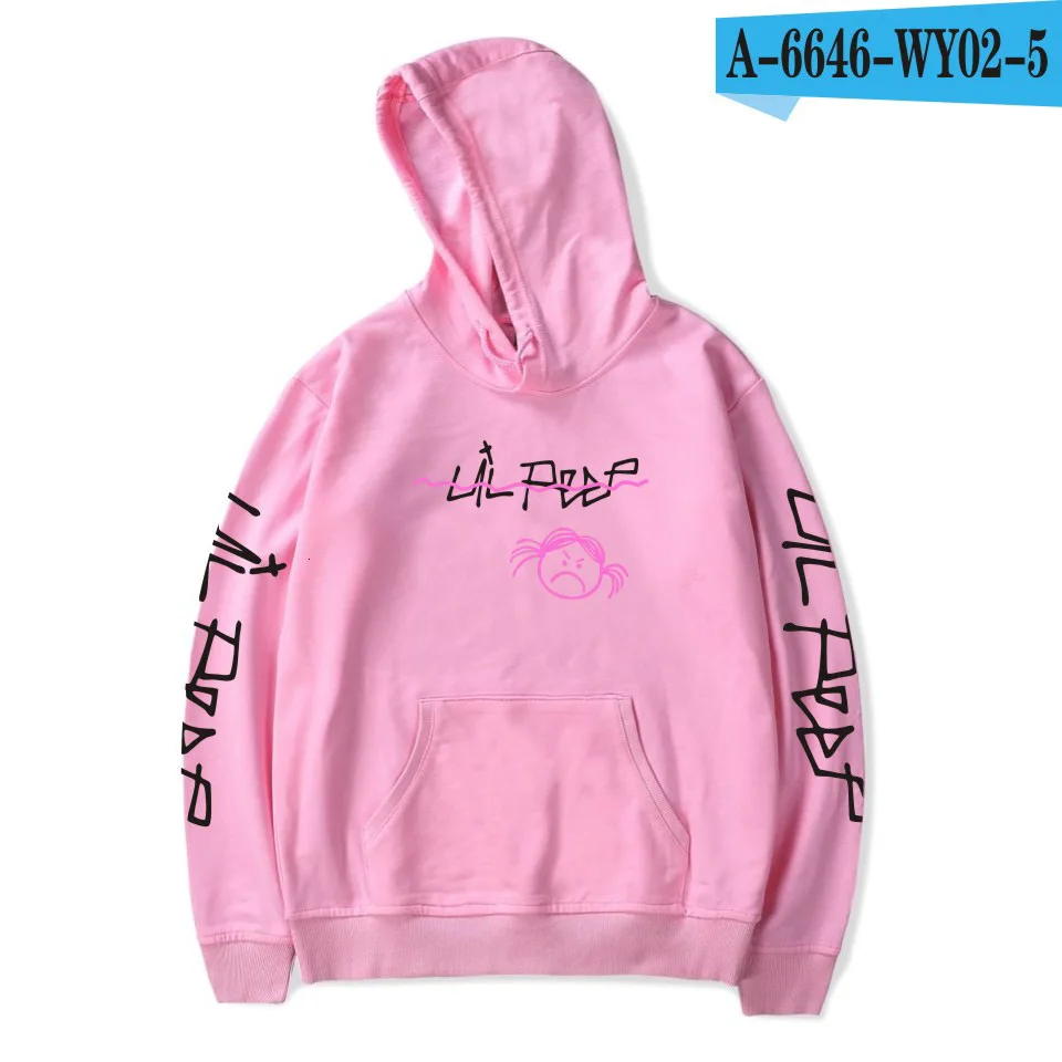 Прямая поставка Lil толстовки с капюшоном для мальчиков Lil. Peep мужчин wo пуловер