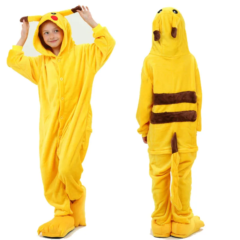 Пижама с единорогом для мальчиков и девочек Пижамный комплект Kigurumi Детская