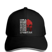 Мужская бейсбольная Кепка I AM A SPARTAN, бейсболка, забавная Кепка, новинка, tsnapback wo men