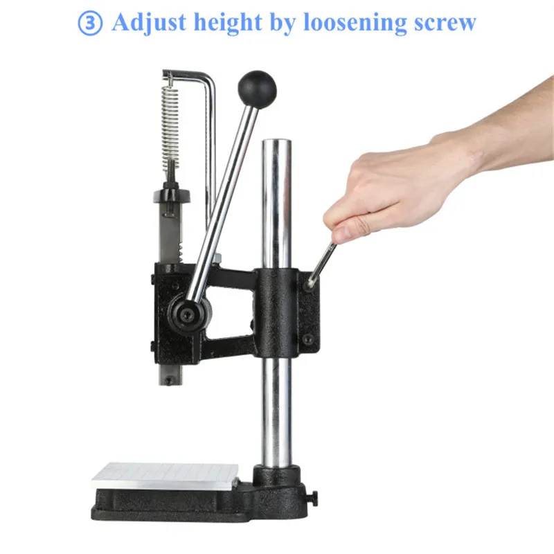 

Small Manual Press Punching Machine Punch Hand Beer Machine Die Cutting Machine Punching Leather Manual Presses Machine