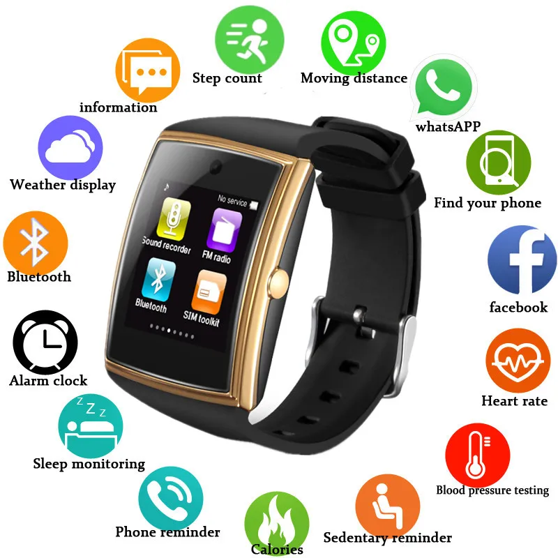 Android NFC смарт-часы для мужчин gps сердечного ритма погода фитнес напоминание о звонках водонепроницаемый smartwatch для iphone redmi xiaomi браслет