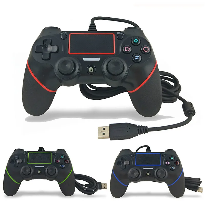 Для PS4 USB проводной контроллер геймпад джойстик для Sony Playstation многократная