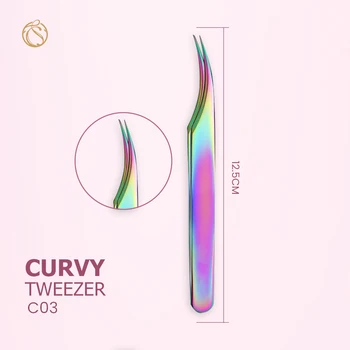 

Tweezer Eyebrow Precision Tweezer Stainless Steel Eyebrow Tweezers Eyelash Extension Tweezers Nail Art Tweezers Makeup Tool 1pcs