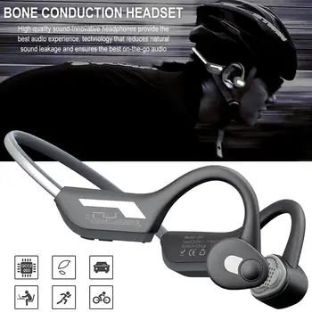 

Newest High Quality Wireless Bone Conduction Earphone Bluetooth Headphone Sports Earphone Waterproof Headset