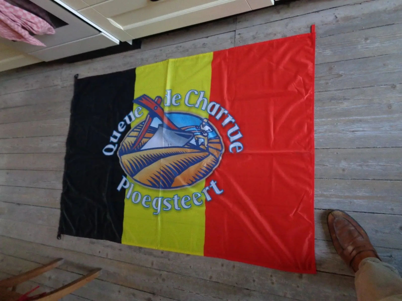 3ft x 5ft3 x5ft Бельгийская Очередь де шаррю vlag relame пивной Знак Флаг Печать баннер, флаг из полиэстера Размер 150*90 см