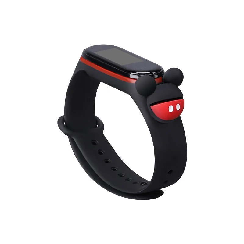Браслет для Xiaomi Mi Band 5 4 3 ремешок Miband аксессуары водонепроницаемый силиконовый
