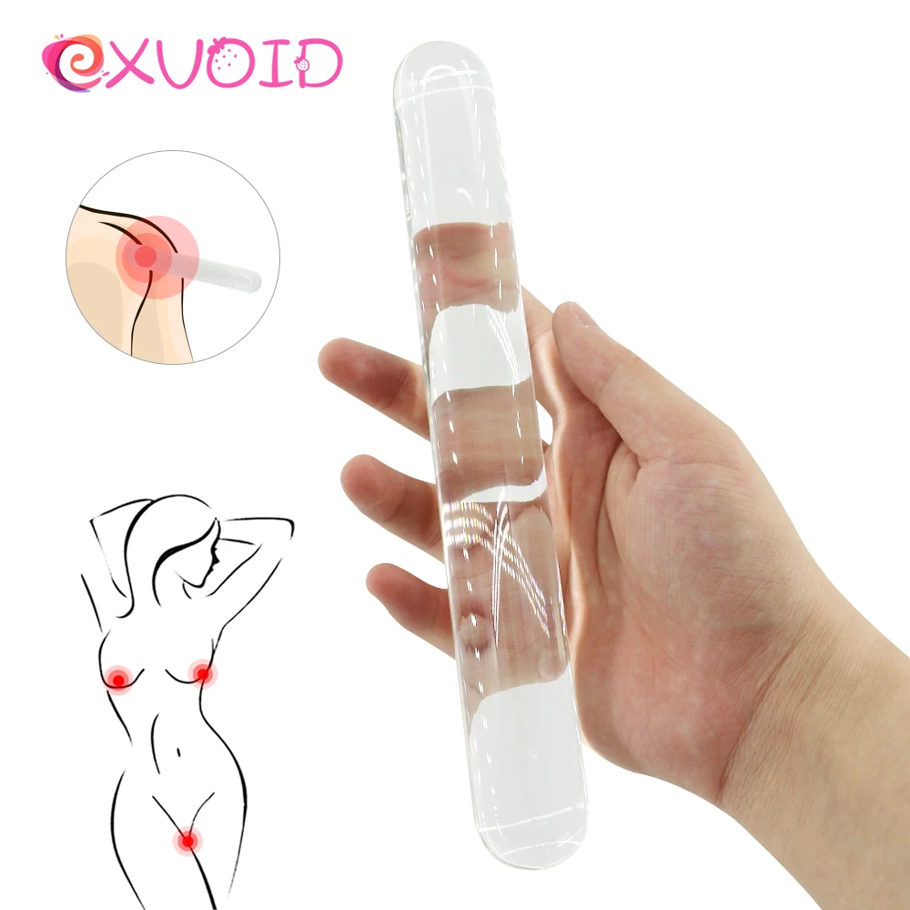 EXVOID кристалл член большой Вагина стимулируют интимные игрушки для женщин мужчин