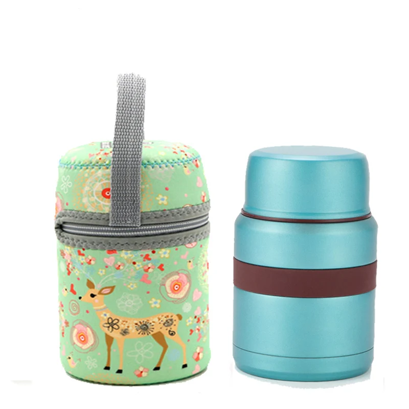 Пищевой термос из нержавеющей стали 304 контейнер для супа 350 мл ложка inox крышка