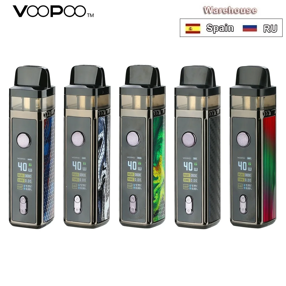 Оригинальный VOOPOO VINCI Mod Pod Vape Kit с батареей 1500 мАч и 5 мл & New GENE.AI chip VW System vs Vinci