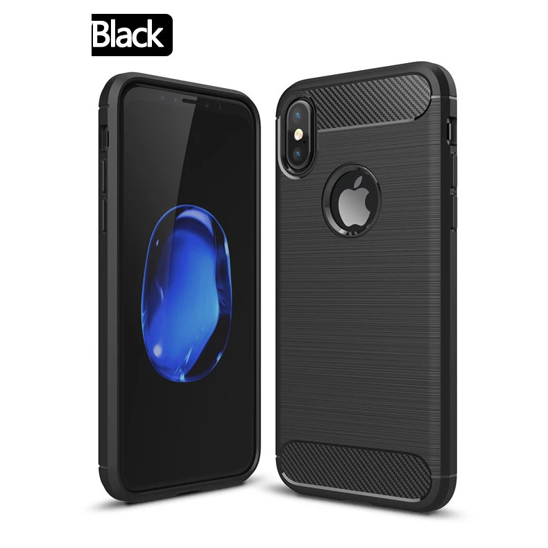 Ultra-Thin Silicone Carbon Fiber Case in Rubber Finish
