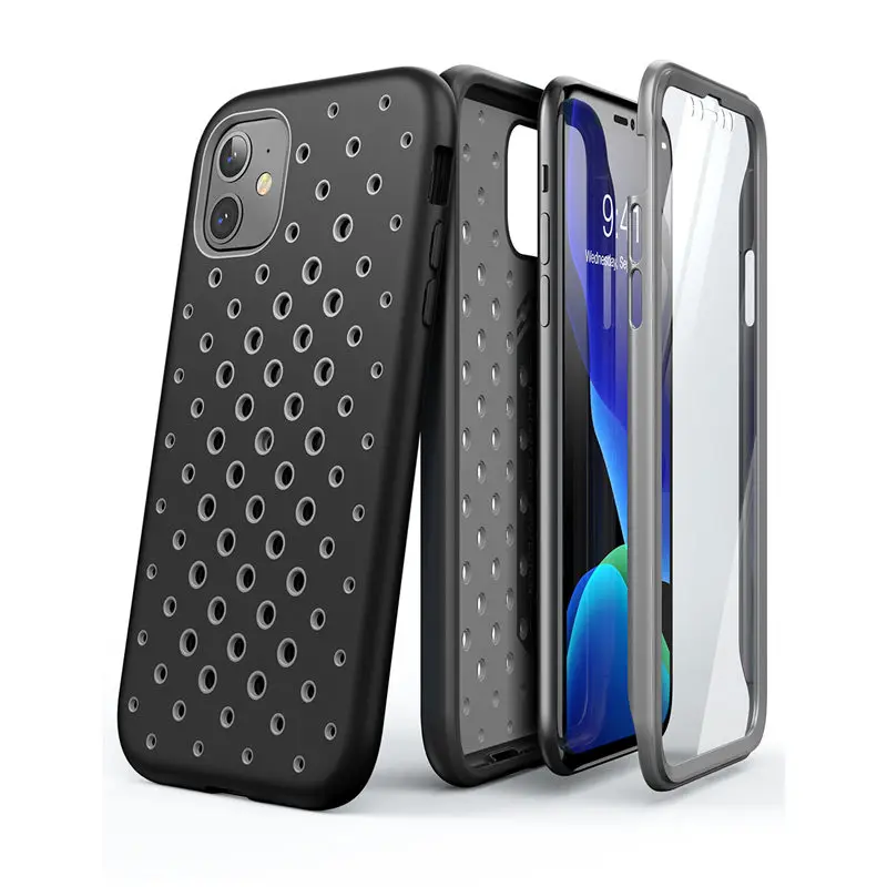 SUPCASE для iPhone 11 Case 6,"() UB Sport Premium Hybrid Жидкая силиконовая резина+ крышка ПК со встроенным протектором экрана