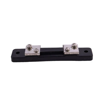

FL-2 DC 75mV 50A Current Shunt Resistor for Ammeter Amperemeter Panel Meter Black