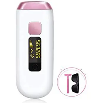 

Liquid Crystal Display Household Photon Epilator 5 Stair Levels Adjustable Regardless Of Gender Whole Body Hair Loss