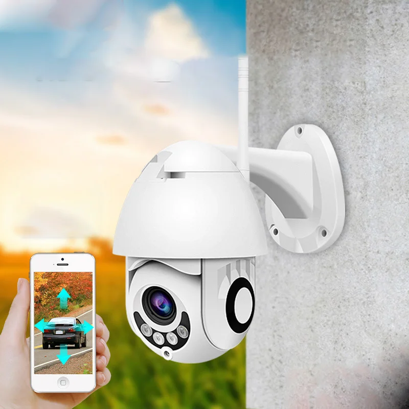 

1080P Wireless IP Camera 4X Digital Zoom Speed Dome Camera Outdoor WIFI Audio P2P CCTV Surveillance