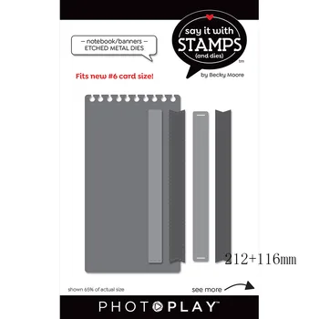 

Notebook Metal Cutting Dies Scrapbooking background craft Card Making Embossing Rectangular Pattern