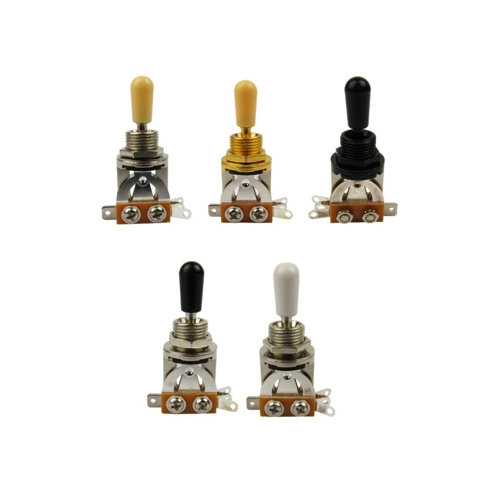 FLEOR 3Way Toggle Switch Guitar Pickup Selector Switch with Tip for