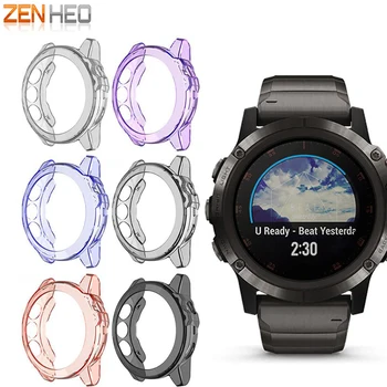 

For Garmin Fenix 5X/5X Plus Soft Ultra-Slim Clear TPU Protector Case Cover For Garmin Fenix 5/5 Plus 5S/5S Plus Smart watch