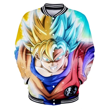 

Dragon Ball 3D Printed High-Quality Baseball Jackets Women/Men Fashion Long Sleeve Jacket Hot Sale Casual Streetwear Clothes