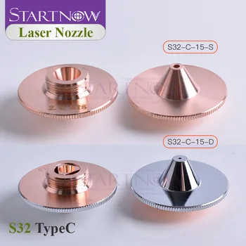 

Startnow S32-C Fiber Laser Cutting Nozzles Accessories Dia 32mm Caliber 1.6 1.8 4.5 5.0 For Laser Machine Ceramic Head Holder