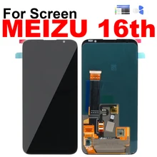 For Meizu 16 16th Display Touch Screen Digitizer LCD Assembly for Meizu 16th M882Q/M882H Screen with Frame Repair Replacement