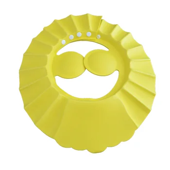 

Adjustable Baby Kids Shampoo Bath Bathing Shower Cap Hat Wash Hair Shield Cute Hot Solid Color Baby Accessories Shampoo Cap