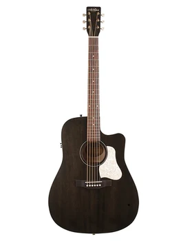 

042463 Americana faded black CW QIT electro acoustic guitar, Art & Lutherie