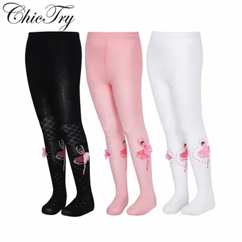 

3 Pack (Pink+White+Black) Kid Girls Children Cotton Warm Footed Tights Socks Pantyhose Princess Lace Ballet Stockings Leggings