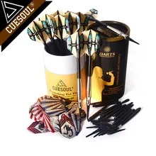 Новинка, cuesul, 12 шт., 18 г, 15,0 см, профессиональная Дротика, Электронная, с мягким наконечником, Дротика s, бочонок, Дротика s, отправка, аксессуары для игры в дартс, DOZENS-B2105