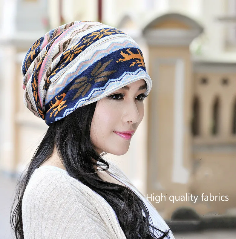 Женская бини зимние шапки для мужчин и женщин Skullies Beanies turban Лыжная Шапка Кепка двухслойная шапка женская шляпа/маска/шарф