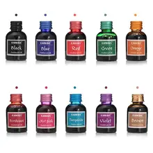Czysty kolorowy 30ml wieczne pióro uzupełniające atramenty papiernicze szkoła Y9A3 tanie tanio CN (pochodzenie) Zestaw 6 lat General pen ink Wodne farby w różnych kolorach ink + glass