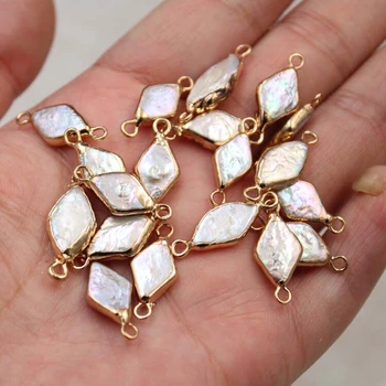 

Gold Color Cooper Natural Real Freshwater Baroque Pearls Necklace Bracelet Jewelry Parts Component Fittings 50pcs/lot
