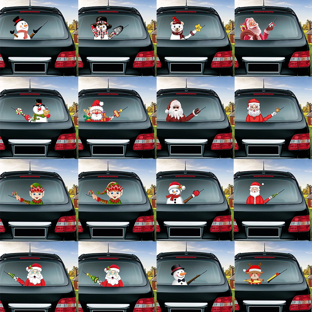 Tancredy Kartun Lucu Bergerak Ekor Anjing Mobil Stiker Reflektif Mobil Stiker Mobil Styling Belakang Jendela Kaca Depan Wiper Stiker Car Sticker Reflective Car Stickercar Styling AliExpress