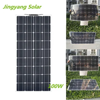 

Factory Direct Supplying Wholesale 100w flexible solar panel mono flexible solar cell from Chinese manufacturer for boat and car