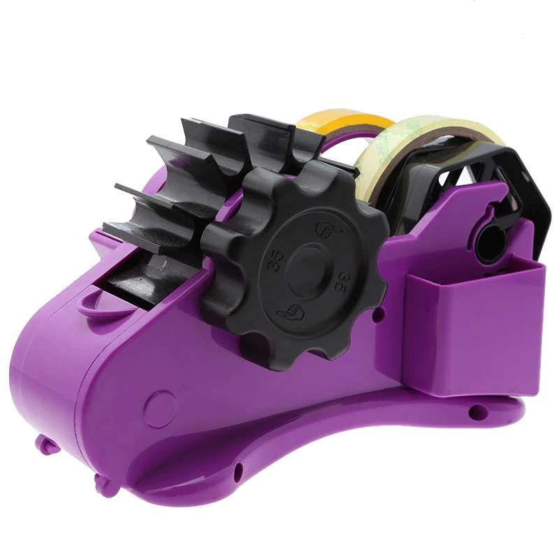

Semi-Automatic Tape Dispenser With 35Mm Fixed Length Tape Cutter Desktop Office Packaging Household Tools