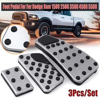 

Foot Brake Gas Pedal Pad Cover Set For Dodge Ram 1500 2500 3500 4500 Accessories