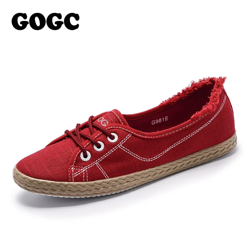 GOGC брендовая Осенняя Летняя обувь женская плоская мягкая Дизайнерская обувь Женская Роскошная женская обувь без шнуровки женские ботильоны женские кроссовки G981 - Цвет: G981-13