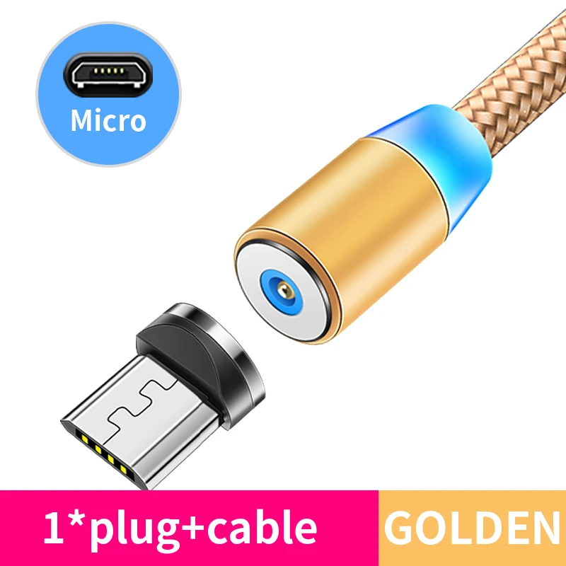 65w charger usb c Magnetic Cable lighting 2.4A Fast Charge Micro USB Cable Type C Magnet Charger 1M Braided Phone Cable for iPhone Xs Samsung Wire quick charge usb c Chargers