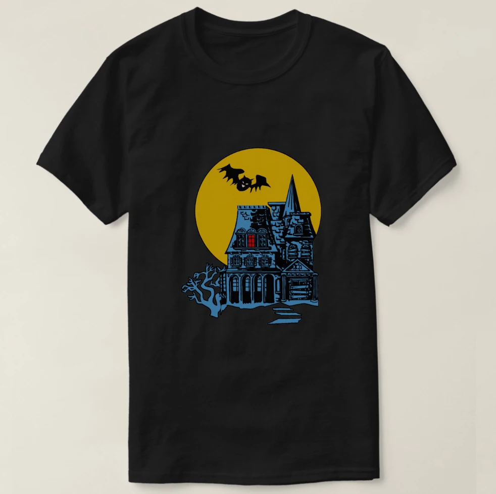 2019 Printed Men T Shirt Cotton Short Sleeve 1962 Haunted House T-Shirt Women tshirt |