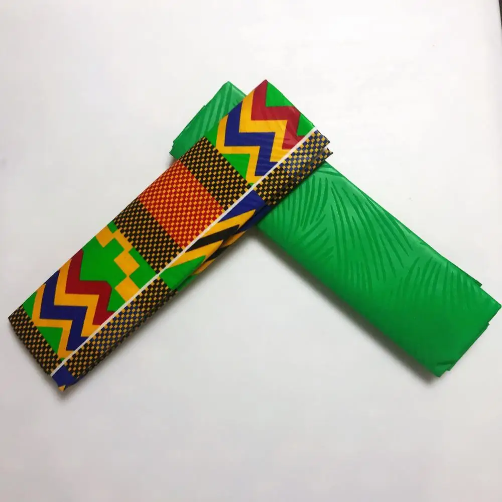 Нигерийская хитенге Анкара ткань Полиэстер Гана Кенте воск Африканский Китенге вощеная ткань с принтом для ткани в 2+ 2 ярдов AW30 - Цвет: 10